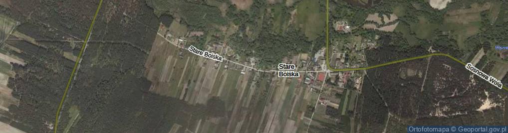 Zdjęcie satelitarne Stare Boiska ul.